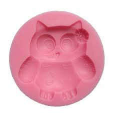 Silicone fondant owl mold, size of Mould is 6cm