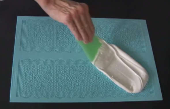 Sugarveil Silicone lace mat 38x28cm