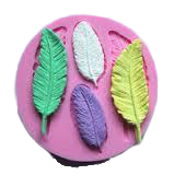 Silicone feather fondant mould, size of mould 9cm