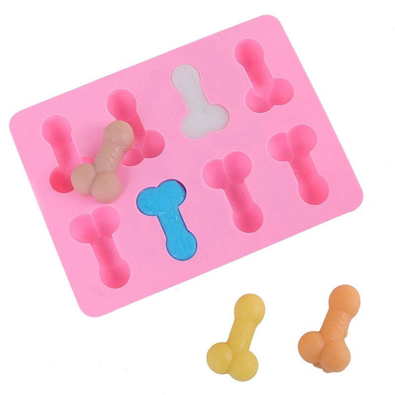 Naughty penis silicone mould, 5.3cm