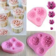 Rose silicone mould, for fondant, size of mould 10cm