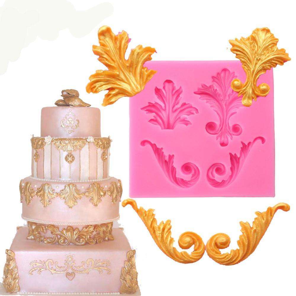 Flower embellishments silicone fondant mould. fleur de liss
