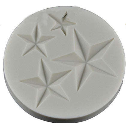 Star silicone mould, big star 4.5cm, small star 2cm