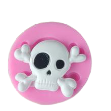 Skull, Danger sign silicone mould