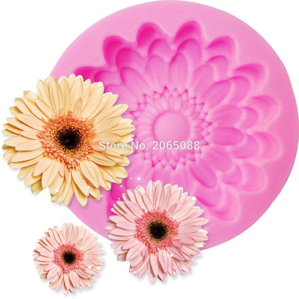 Chrysanthemum Daisy Flower silicone mould, 4.5cm