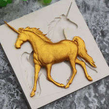 Unicorn silicone mould, 6.5x6.5cm