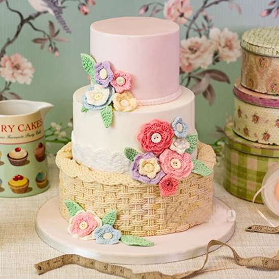 Knitted Flower silicone mould