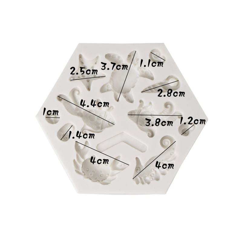Under the sea silicone mould