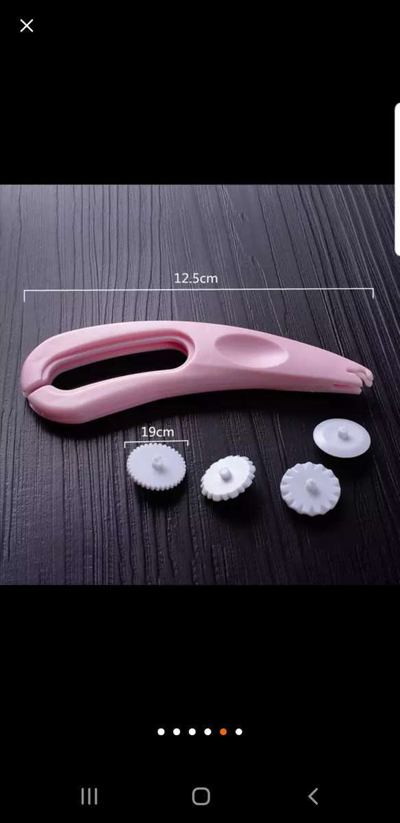 S632 Fondant stitching Cutter / embosser wheel