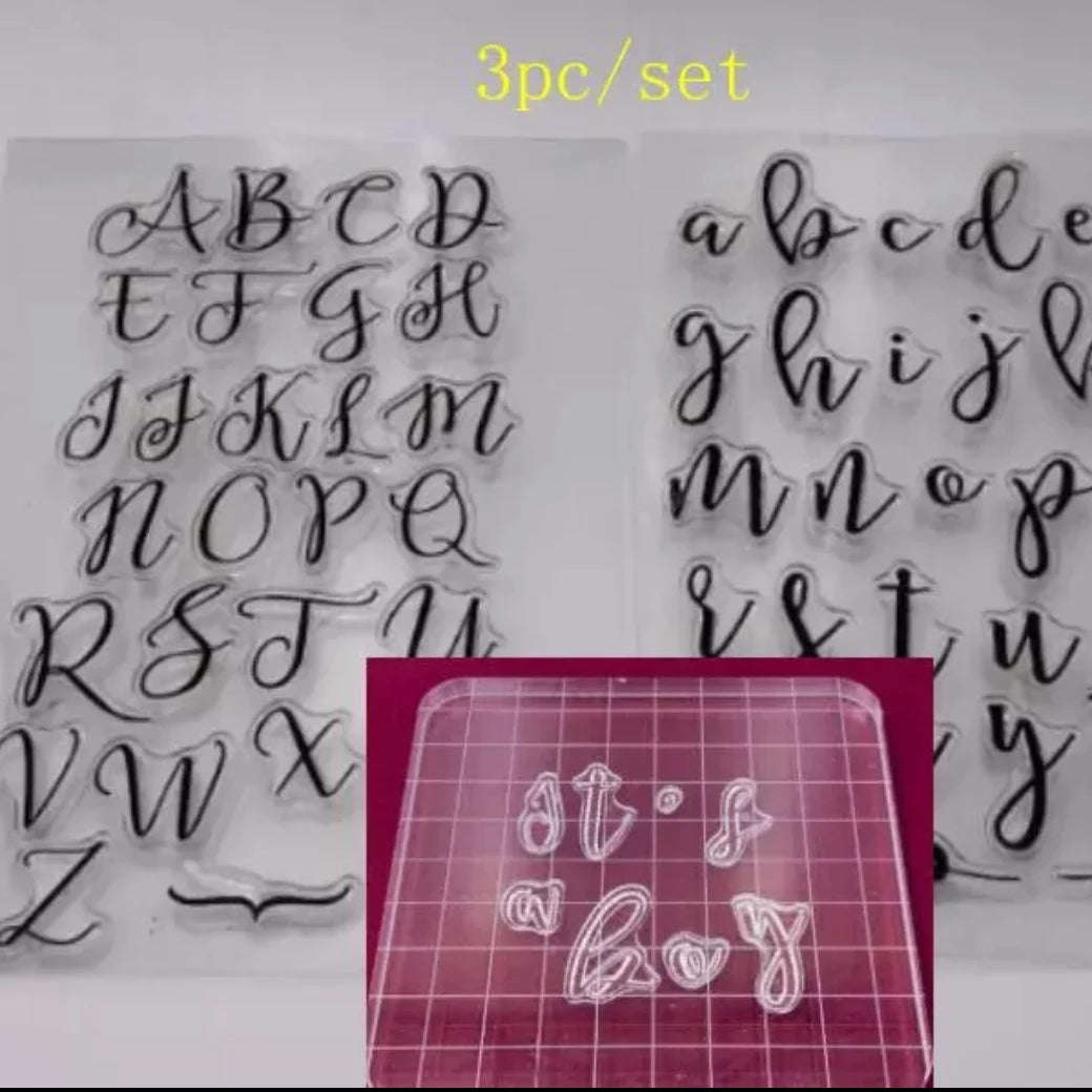 Cake Decorating Stamp Set. Set A