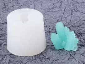 Silicone Mould 3D Gems Crystal Rocks Soft Resin 2.2cm C