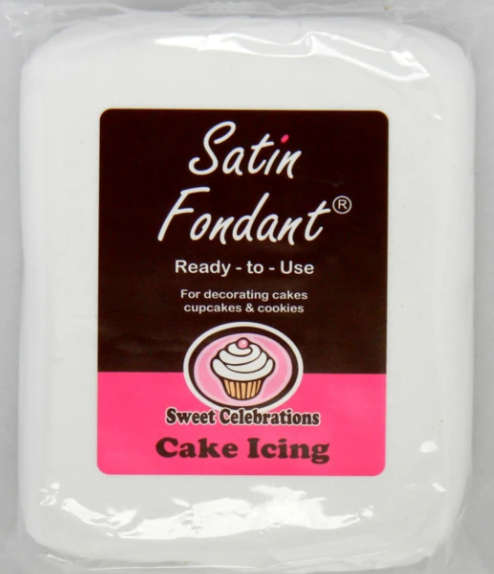 Sweet Celebration Satin Fondant, White 500g