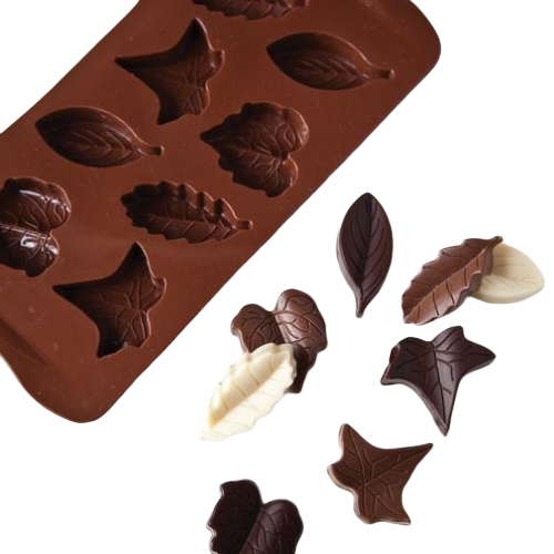 Leaves Chocolate truffle silicone mould, Z
