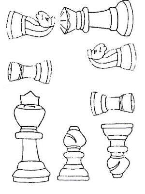 A34 Hard Plastic Chocolate Mould Chess Horse 5.7x3.4cm
