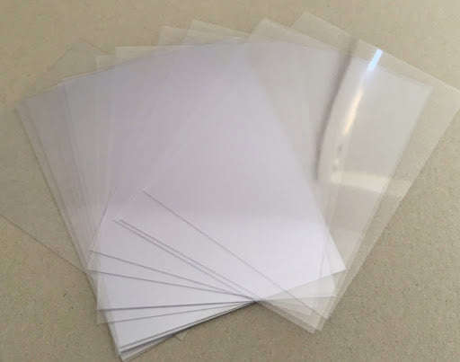 A4 Acetate sheet for chocolate decorations