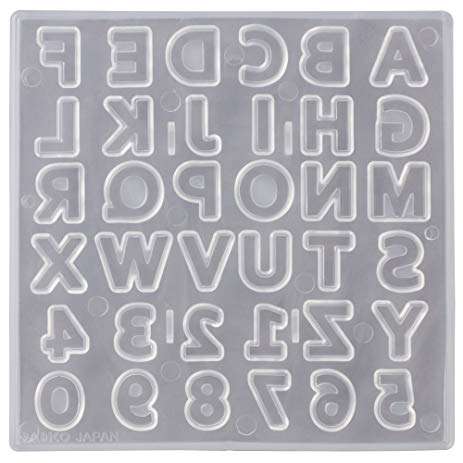 Alphabet Soft Silicone Mould, +-1.5x1.5cm