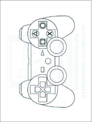 B112 Hard Plastic Chocolate Mould PlayStation Game Controller Remote Console 17x10x2cm Deep