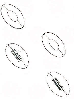 Hard Plastic chocolate mould, 3D Rugby ball 6.5x4x2cm deep