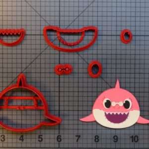 Baby Shark multi cutter set, plastic S857