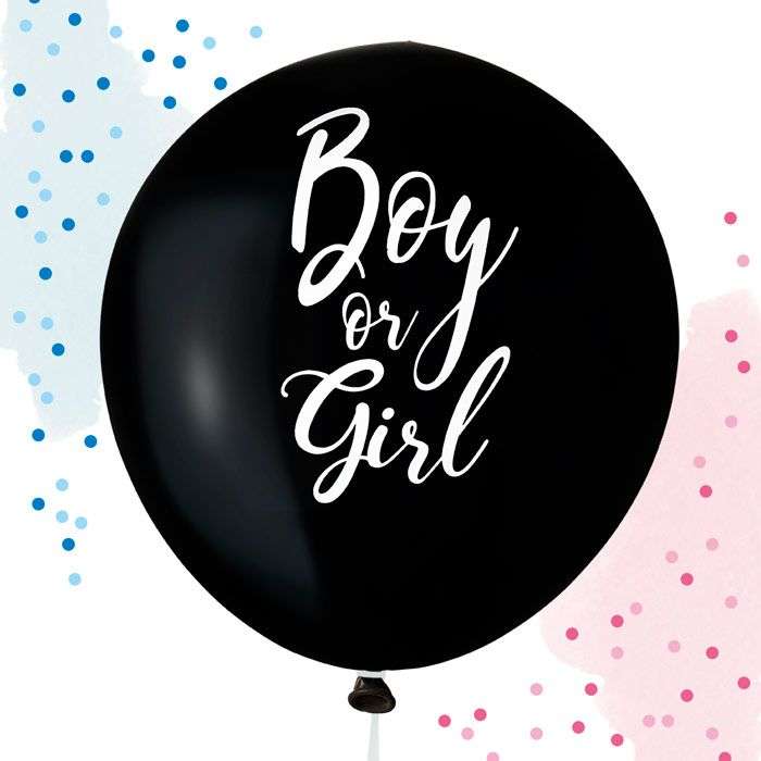 Gender reveal balloon