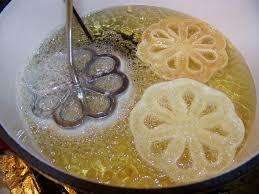 5 piece Deep frying batter mould snackle iron