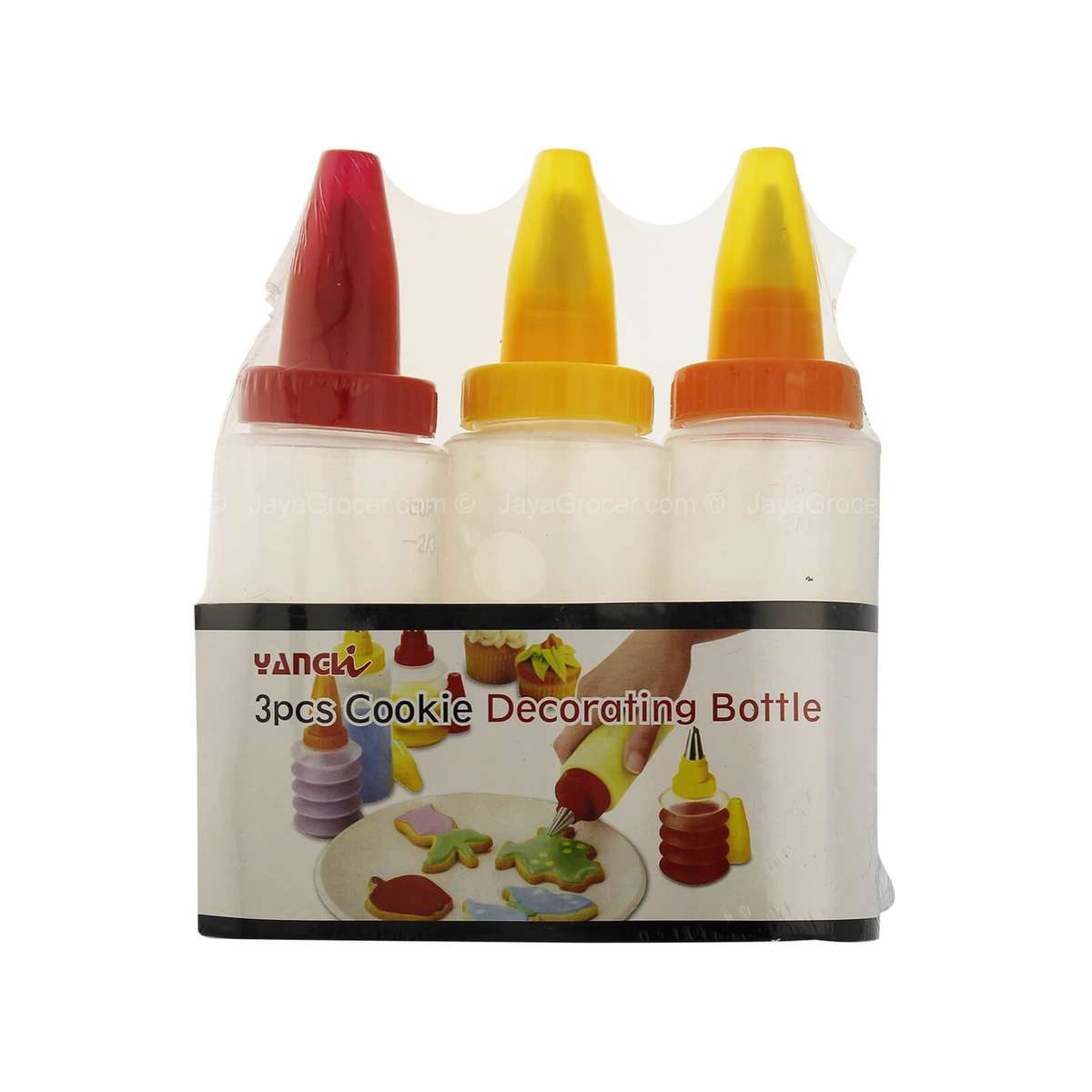 Small 3 Piece Cookie Decorating Bottle Set