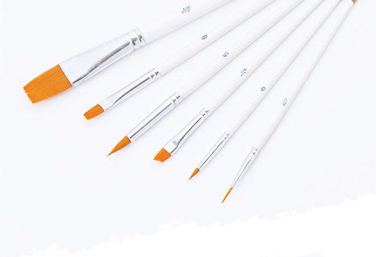 Fine cake decorating brush set