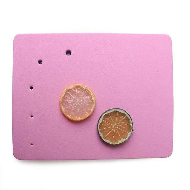 Purple and pink Fondant foam pads
