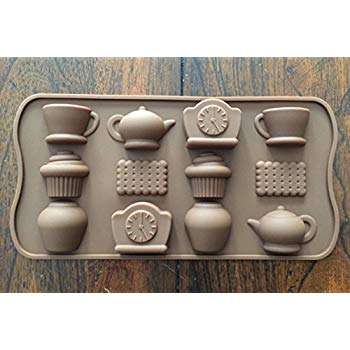 Nr53, Silicone mould chocolate truffle, Tea party