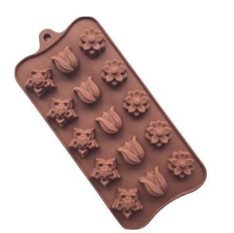 Chocolate truffle silicone mould Tulip, B