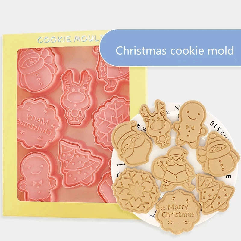 CK-2 Merry Christmas Plastic Cookie Cutter