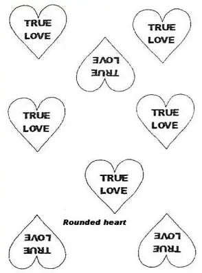 DD75 Hard Plastic Chocolate Mould Love Valentine