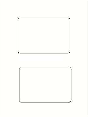 Hard Plastic soap mould, Plain soap bar 9.5x6.5x2cm, DH48