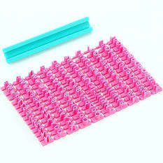 Tiny cookie/ Fondant alphabet embosser imprint stamp set