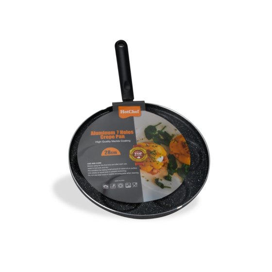 7 Hole crepe pan