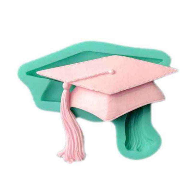 Graduation Hat silicone mould, 8.3x6.4cm