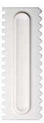 Plastic Icing comb scraper, A