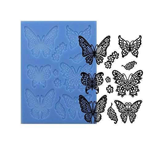 Silicone Mould Lace Butterfly
