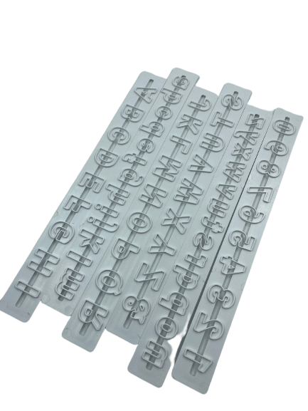 RP10920 Pastime Letters and Digits Cutter Set 6pcs