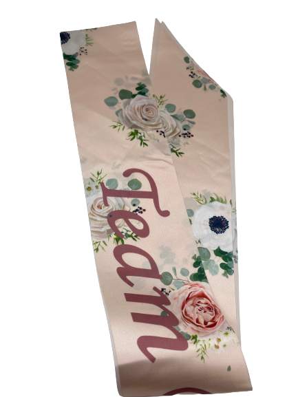 Team Bride Sash