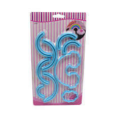 Rainbow and cloud cutter set, outer rainbow 10x6.5cm