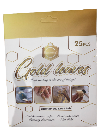 Art Leaf Sheets Gold 25pcs