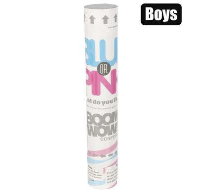 Gender Reveal Confetti Canon Blue