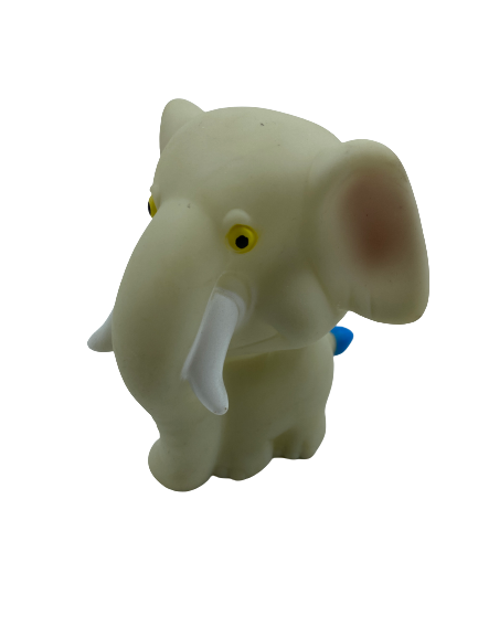 Wild Animal Bath Toy 10cm Elephant