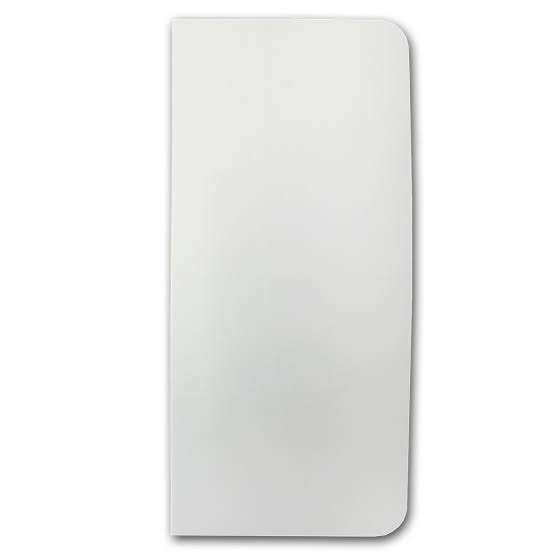 Fondant plain edge side scraper plastic smoother, 20x9.5cm