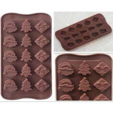Chocolate truffle silicone mould Christmas, D