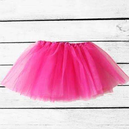 Adult lady tutu skirt - pink   40cm. glitter