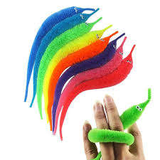 Magical twisty worm toy