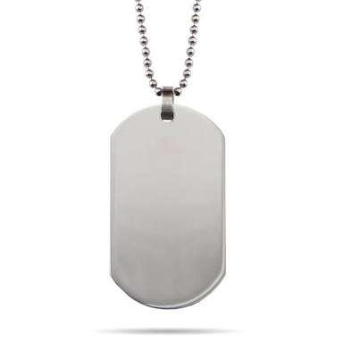 Metal army dog tag