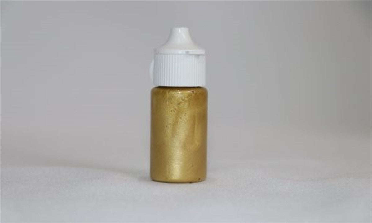 Rolkem Lustre Paint Gel, Aztec Gold 15ml